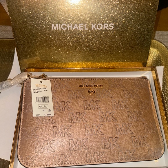 Michael Kors Handbags - Micheal KORS Perforated Ballet Clutch